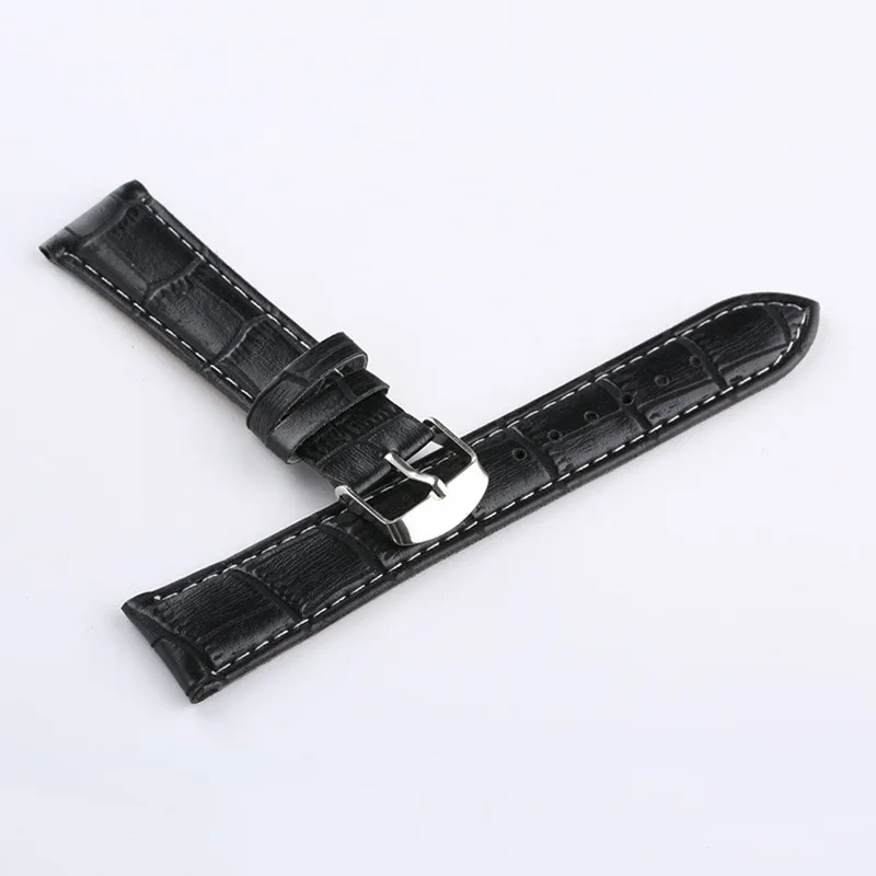 

DOBROA WatchBand Fashion Leather Watch Strap Stainless Steel Buckle Clasp Watch bracelet New Bamboo Pattern Leather Straps