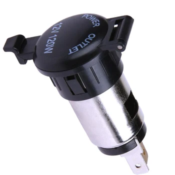 

12V Waterproof Car Auto Motorcycle Cigarette Lighter Power Plug Socket for Motorcycles Boats Mowers Tractors Cars Power Adapter