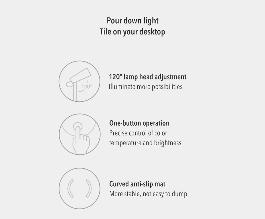 Xiaomi настольная лампа Mijia Перезаряжаемые светодиодный светильник 2000 мА/ч, USB, Портативный выносливости Регулируемая 3 светильник Температура глаз настольная лампа светильник