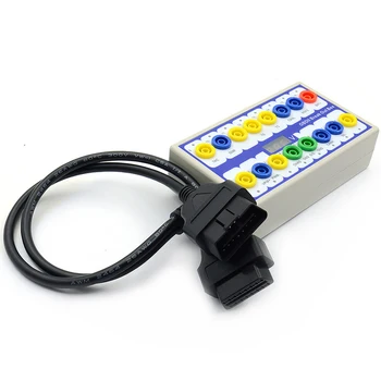 

OBD 2 Tools Auto Accessories Diagnostic Car Cable Line Time Saving Breakout Box Connector Quick Switching Detector Tester Repair