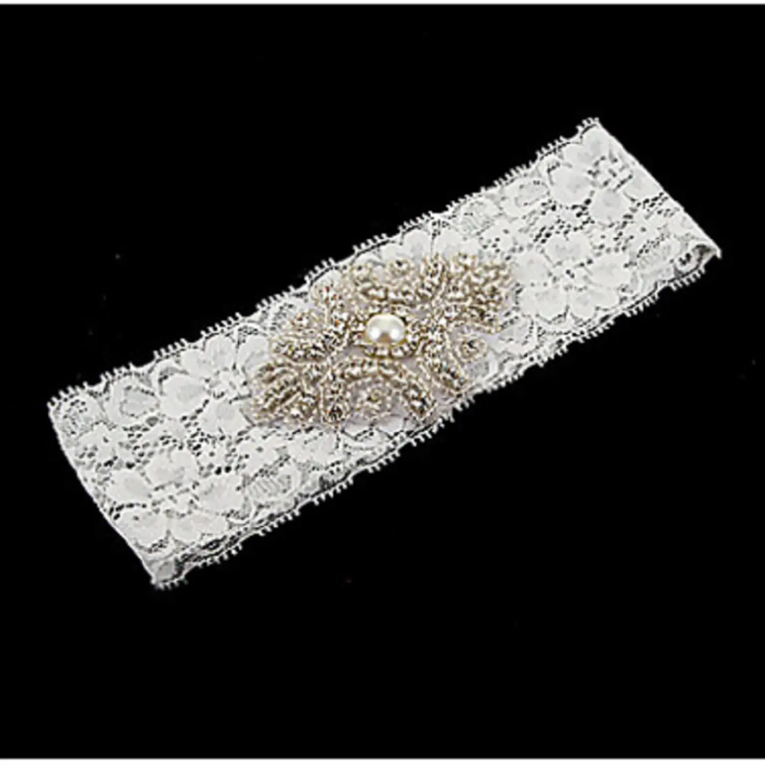 Lace Wedding Garter Stretch Rhinestone Crystal Bridal Prom Bride Hen Party