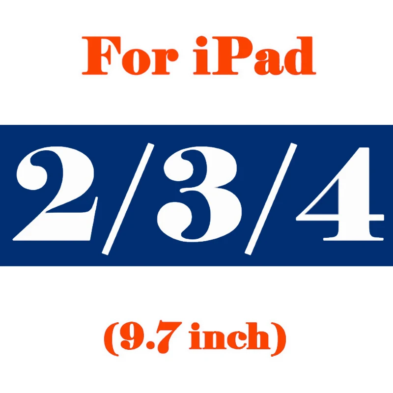 Защитная пленка из закаленного стекла для Apple IPad Mini 1 2 3 4 для IPad Air 2 Mini 7,9 Pro 9,7 10,5 - Цвет: for ipad 2 3 4