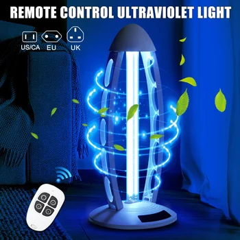 

Ultraviolet Germicidal Light Home Air Sterilizer Cleaner Quartz Disinfection Lamp with Remote Control KQS8