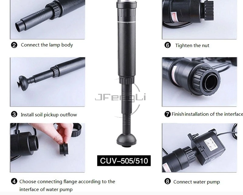 SUNSUN CUV303 305 505 510 УФ бактерицидные лампы для аквариума