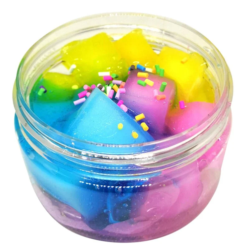 Плод кокос хлопок кристалл Грязь Снег бусинки Дети обучения учебное моделирование глина игрушка забавный подарок на день рождения