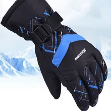 Зимние теплые перчатки для горного сноуборда, лыжные перчатки для мужчин и женщин, Лыжные рукавицы для холодного снега, водонепроницаемые, для снегохода, велосипеда, мотоцикла, снега