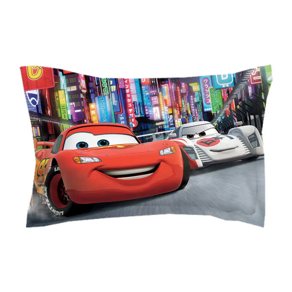Disney односпальный Комплект постельного белья Размер Lightning Mc queen Cars постельное белье для украшение для спальной комнаты мальчиков queen Coverlet