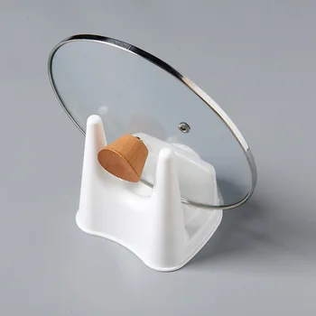

Kitchen supplies pot cover rack sit-down rack for pot cover household plastic bracket knife holder