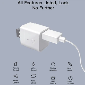 

USB Adapter Intelligent Wireless 5v Smart Switch APP Remote Control Timing for Sonoff Micro USB Smart Adaptor