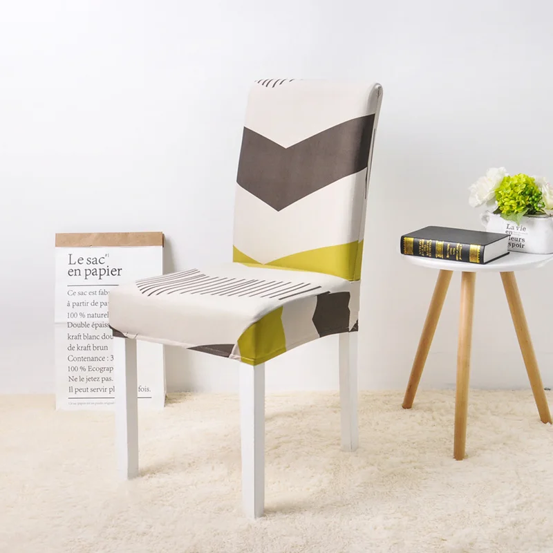 Yellow Stripe chair cover