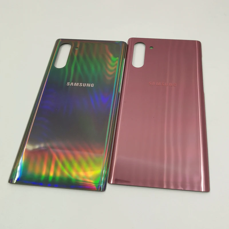 Note 10 чехол для телефона для samsung Galaxy Note 10 Note10 задняя крышка чехол для батареи стекло задняя крышка Корпус Замена+ наклейка
