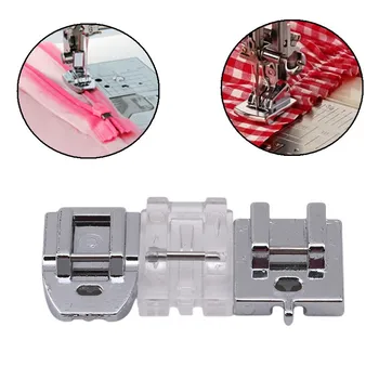

3Pcs Sewing Machine Foot Presser Rolled Hem Feet Set For Brother Singer Sewing Machine Accessory Rolled Hem Curling Presser Foot