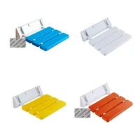 130Kg ABS Wall Mount Folding Drop Leaf Seat Stool Bathroom Shower 1