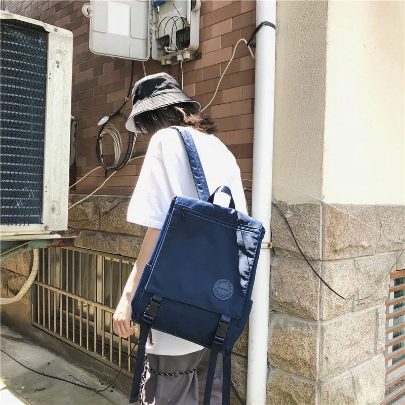 Нейлоновый рюкзак в консервативном стиле Harajuku ulzzang, рюкзак для девочек, небольшой рюкзак для школьников, студенток, женский рюкзак для путешествий