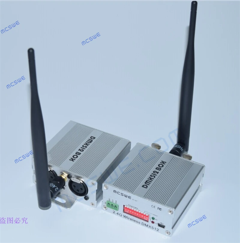 Беспроводной DMX512 трансивер, двухдиапазонное, Порты и разъёмы 1024 канал Беспроводной разъем DMX сигнал усилитель + SPI