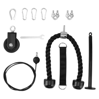 

1 Set Home Heavy Duty Pulley System Arm Strength Exercise Fitness Equipment Kit