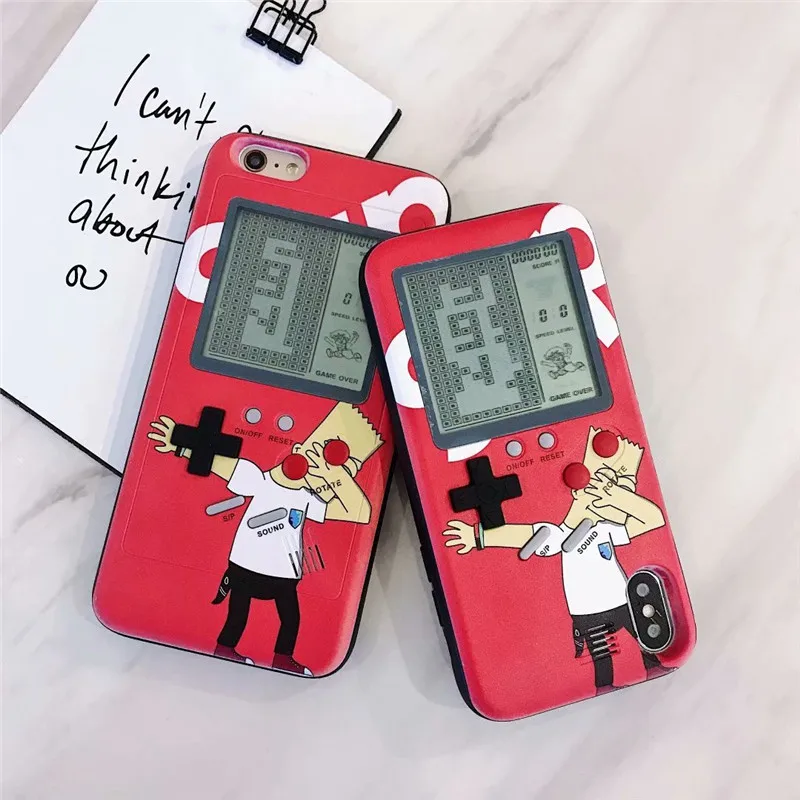 

Fashion Brand Retro Tetris Game Console Phone Case for Apple iPhone 6 6S 7 8 Plus X 10 XR XS MAX Hot Back Cover Coque Fundaunted