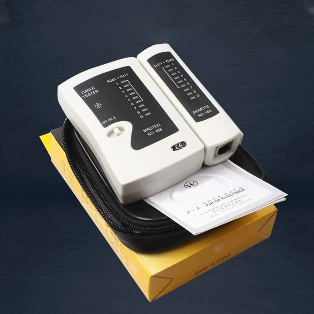 

Ns-468 Dual-Purpose Line Tester Multi-Function Network Cable Tester Line Tester Tester Portable Network Cable Tester