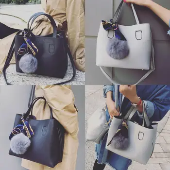 

Women PU Leather Shoulder Bag Hobo Tote Purse Messenger Satchel Handbag 2018 New