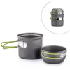 Ultralight Camping Pots Cookware Set Portable Outdoor Cooking  Tableware for Hiking Trekking Picnic Fishing Mountaineering ► Photo 1/6