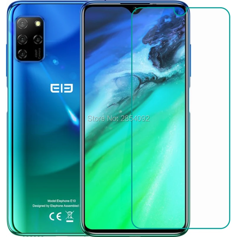 20pcs 9H Safety Tempered Glass for Elephone E10 6.5&quot GLASS Protective Film Screen Protector cover phone case Guard Saver | Мобильные