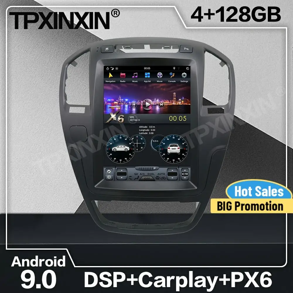 Автомобильный радиоприемник Tesla с экраном Android стереоприемник 2 Din для Opel Insignia