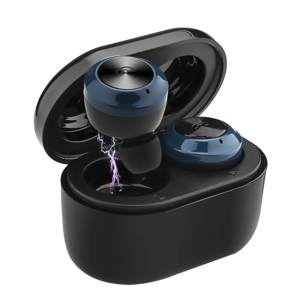 Новые 3D стерео беспроводные наушники TWS Mini True Bluetooth 5,0 наушники бас-вкладыши гарнитура Z86 - Цвет: Blue