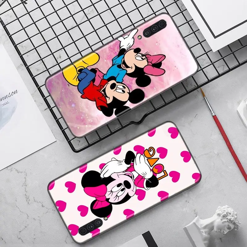 silicone cover with s pen Silicone Cover Cute Mickey Mouse For Samsung Galaxy A90 A80 A70S A60 A50S A50 A40 A40S A30 A30S A20E A20S A10S A10Phone Case kawaii phone cases samsung