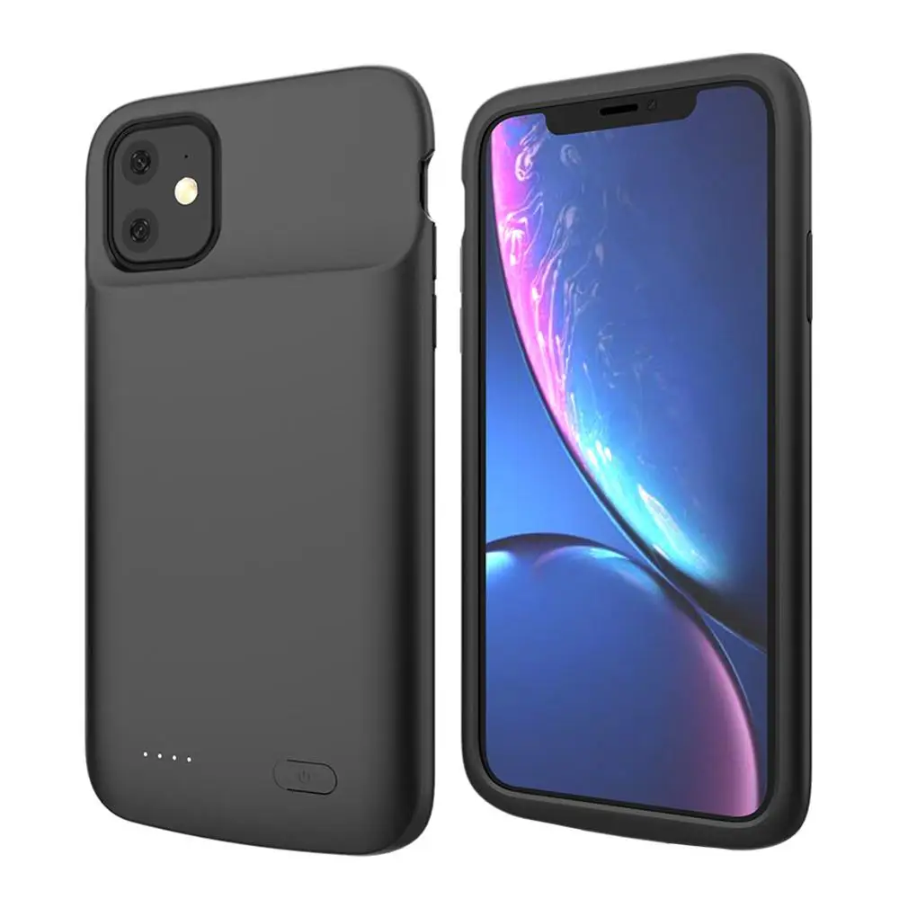 4800 мАч для iPhone 11 Pro Чехол для зарядного устройства ультратонкий портативный Банк питания