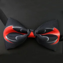Bat Printing Necktie Bow Tie For Mens Womens Cute Wedding Business Animal Design Necktie Trendy Clothes Accessory
