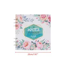 300 г/м2 профессиональная водная цветная бумага 20 листов, окрашенная водными красками, книга для офиса, школьные товары для рукоделия, размер S