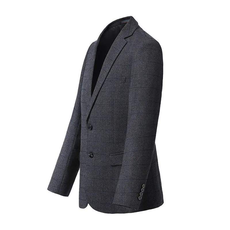 2019 New Men Blue Plaid Blazers Full Sleeve Business Smart Casual Blazer Jacket Fashion Male Suit Slim Fit Coat Spring Autumn 2019 New Men Blue Plaid Blazers Full Sleeve Business Smart Casual Blazer Jacket Fashion Male Suit Slim Fit Coat Spring Autumn