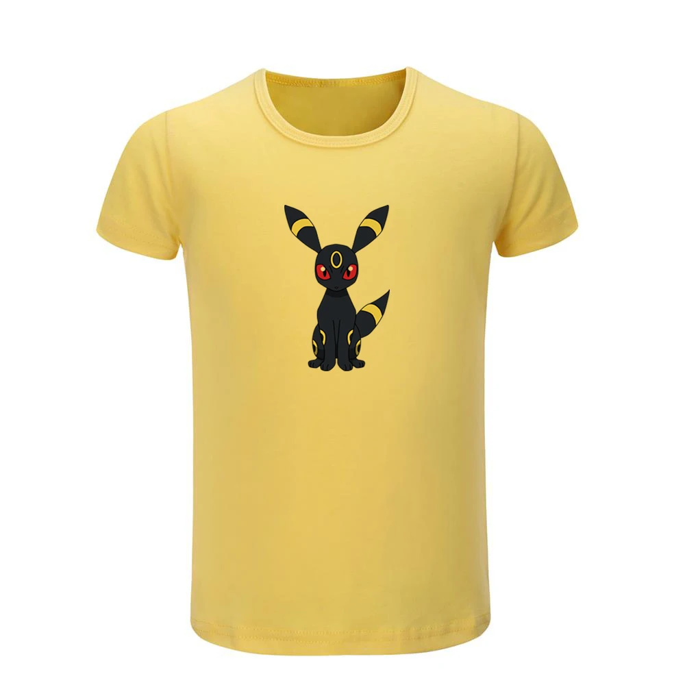 Футболки с покемоном, Umbreon, Charmander, Bulbasaur, Squirtle, детские футболки с рисунком топы с короткими рукавами, рождественский подарок - Цвет: JeKY994D