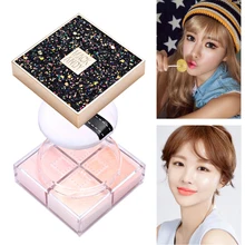 3 типа новая четырехквадратная матовая рассыпчатая пудра прочная установка управления маслом порошковый натуральный консилер, база под макияж TSLM2