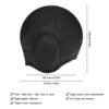 Adults High Elastic Swimming Caps Men Women Waterproof Swimming Pool Cap Protect Ears Long Hair Large Silicone Diving Hat 4