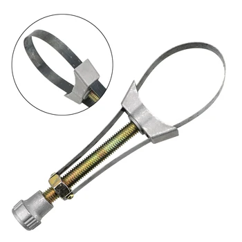 

Car Oil Filter Removal Tool Adjustable 60mm to120mm Diameter Hand Tools Steel Strap Wrench