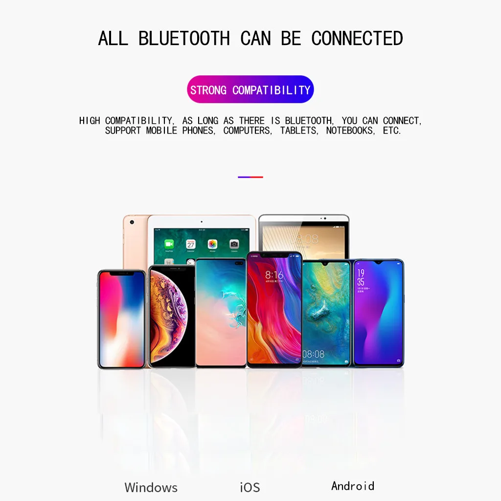 Новые bluetooth беспроводные наушники для зарядки мини портативные невидимые наушники стерео объемные близнецы