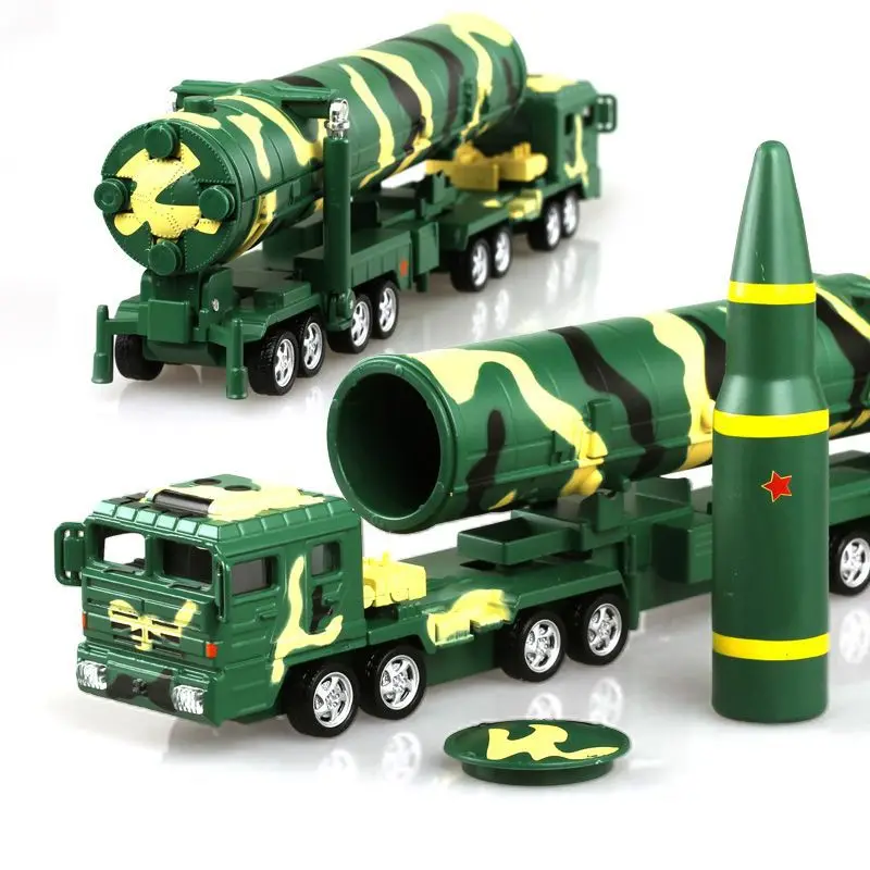 

Toy Cadeve Metal CAR Military Model DF-31A ICBM Launchers Metal Car