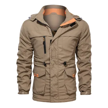 

Autumn Winter Men's jacket куртка мужская кожаная jaqueta de couro Vintage Turn-down Long Sleeve Zipper Leather Jacket Coat #3