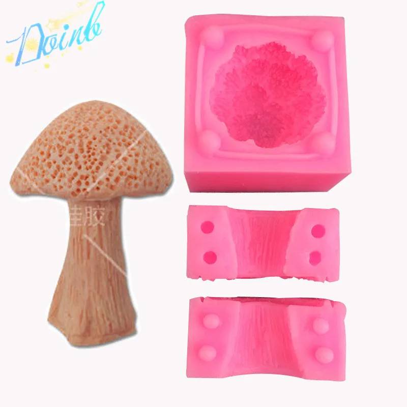 

Doinb Small mushroom house shape silicone soft candy mold cake decorating tool Candy Chocolate Mold