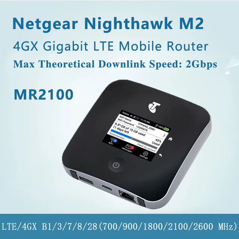 Unlocked Netgear Nighthawk M2 Mr2100 Cat20 2gb Speed 4gx Gigabit 5g 4g Mobile Network Ethernet Cpe 5g Router 4g Rj45 Mobile 4g 3g 4g Routers Aliexpress