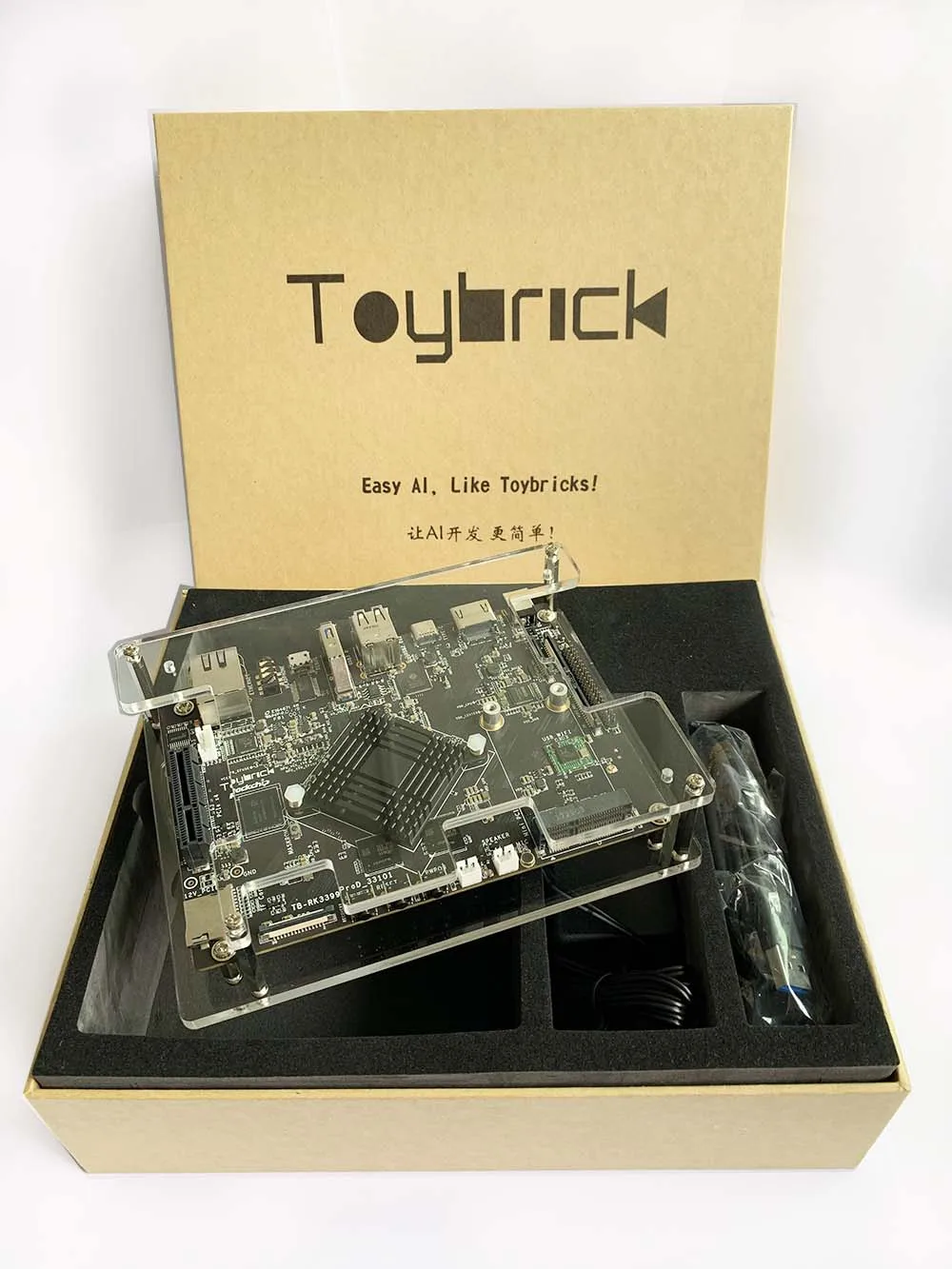 RK3399Pro макетный комплект с ии, одноплатный компьютер для искусственного интеллекта, глубокое обучение, ускоряет TensorFlow Android/linux