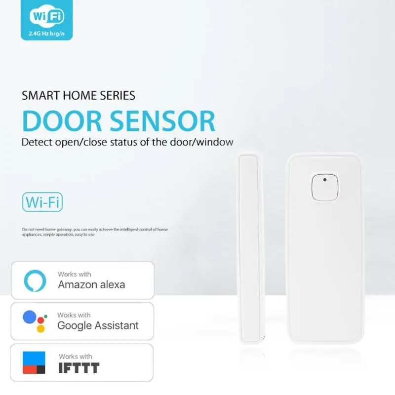 Wifi датчик для двери приложение управление двери охранной сигнализации магнитный переключатель управления Лер