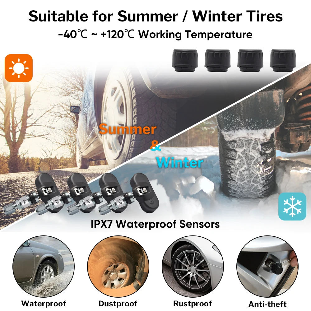 Deelife TPMS Android датчик давления в шинах монитор для автомобиля ANDROID DVD авто радио GPS
