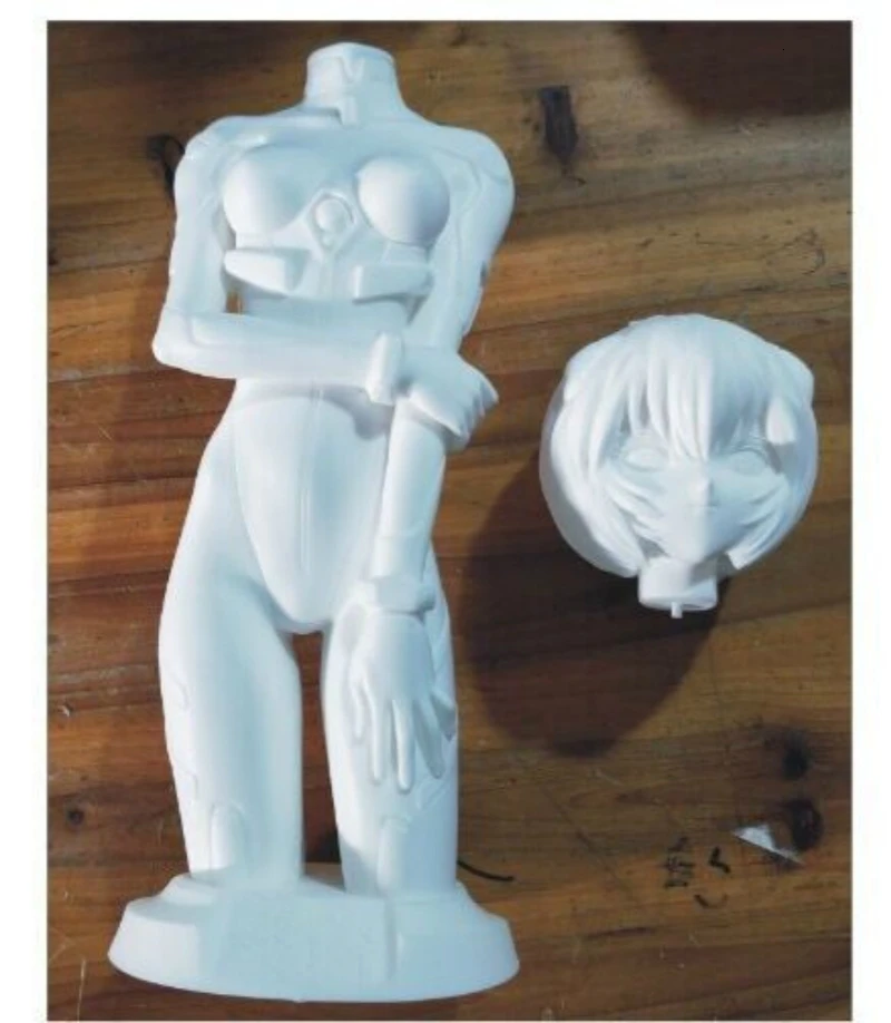 Набор роботов из смолы 1/2. 5 EVA Ayanami Rei Garage Resin Bust Kit