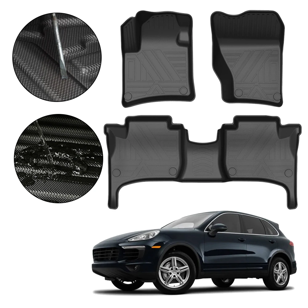 Для Porsche Cayenne 2011 2012-2018 5-местный TPE автомобильные коврики Водонепроницаемый Non-Slip