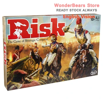 

Risk The Game of Strategic Conquest Cards Board Party Game for Adults, Teenagers and Kids 2-5 players Ages 10+
