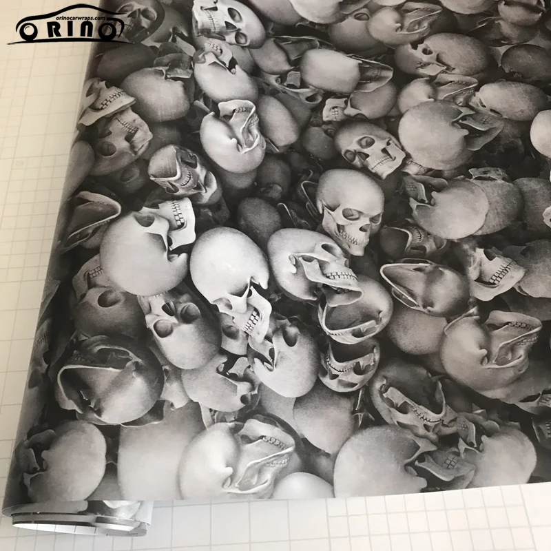Skull Car Sticker Wrap Decal-2