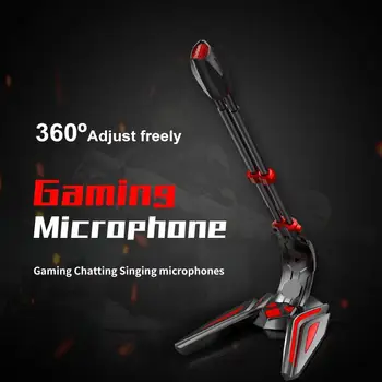 

Gaming Microphone USB 3.5mm for Computer microphone desktop PC microphone Volume Adjust Switch Recording Chatting Mic