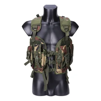 

Outdoor American Camouflage Tactical Vest 97 Seal Assault Combat Vest CS Field Protective Training Service Security Service
